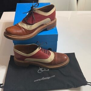 John Fluevog Tolerance Kaplan men’s leather Oxford shoes